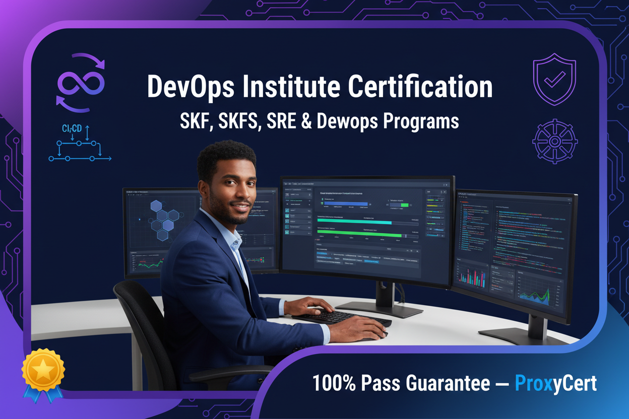 DevOps Institute Certification Proxy Exam Service — ProxyCert 100% Pass Guarantee