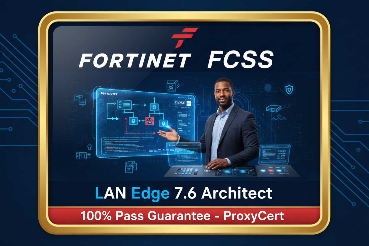 Fortinet FCSS LAN Edge 7.6 Architect Certification - 100% Pass Guarantee