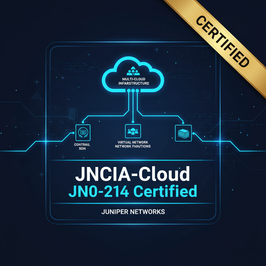 Juniper JNCIA-Cloud JN0-214 Exam Online Pay After Pass certification badge