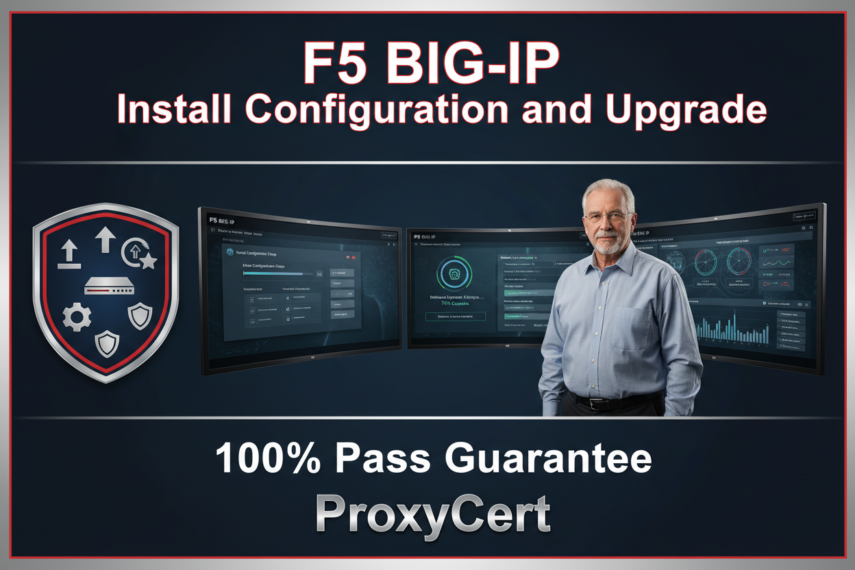 F5 BIG-IP Install Initial Configuration and Upgrade Proxy Exam - Pay After Pass - ProxyCert