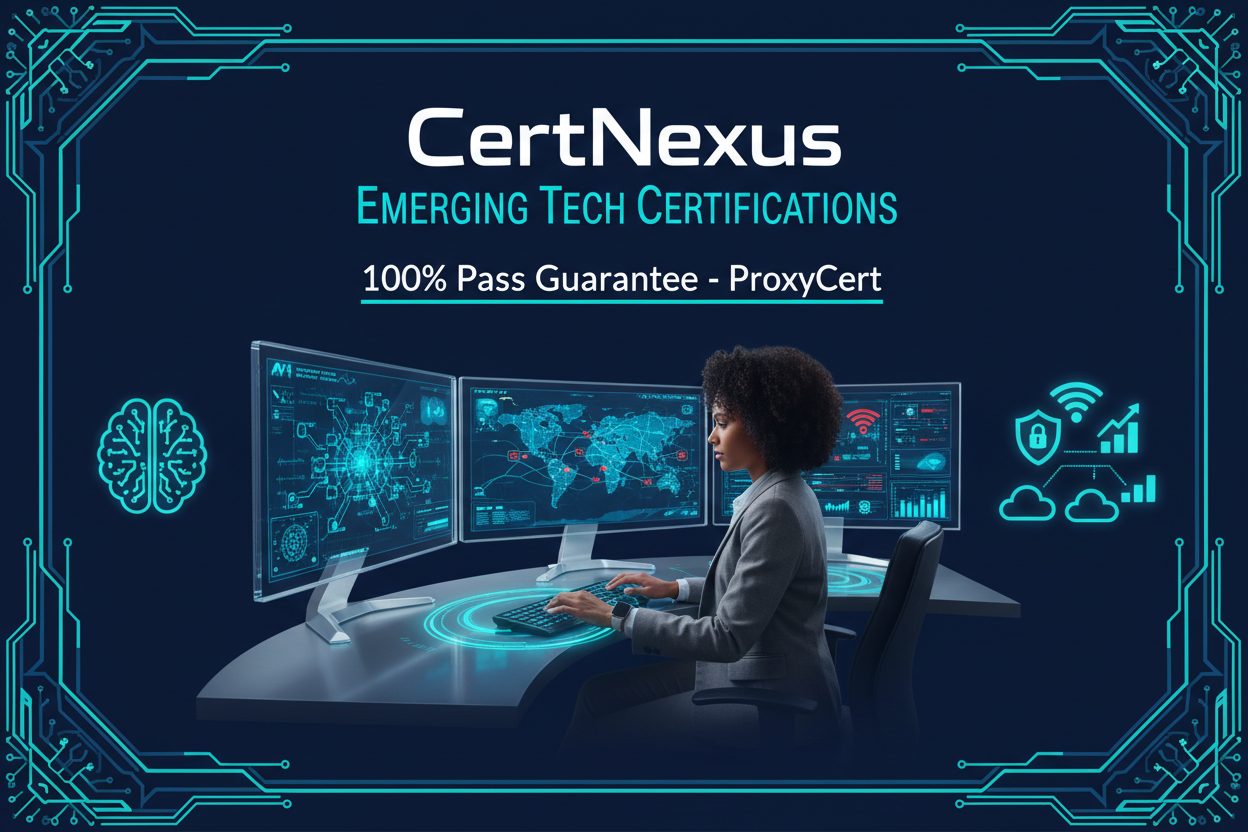 CertNexus Emerging Technology Certification Proxy Exam - 100% Pass Guarantee - ProxyCert