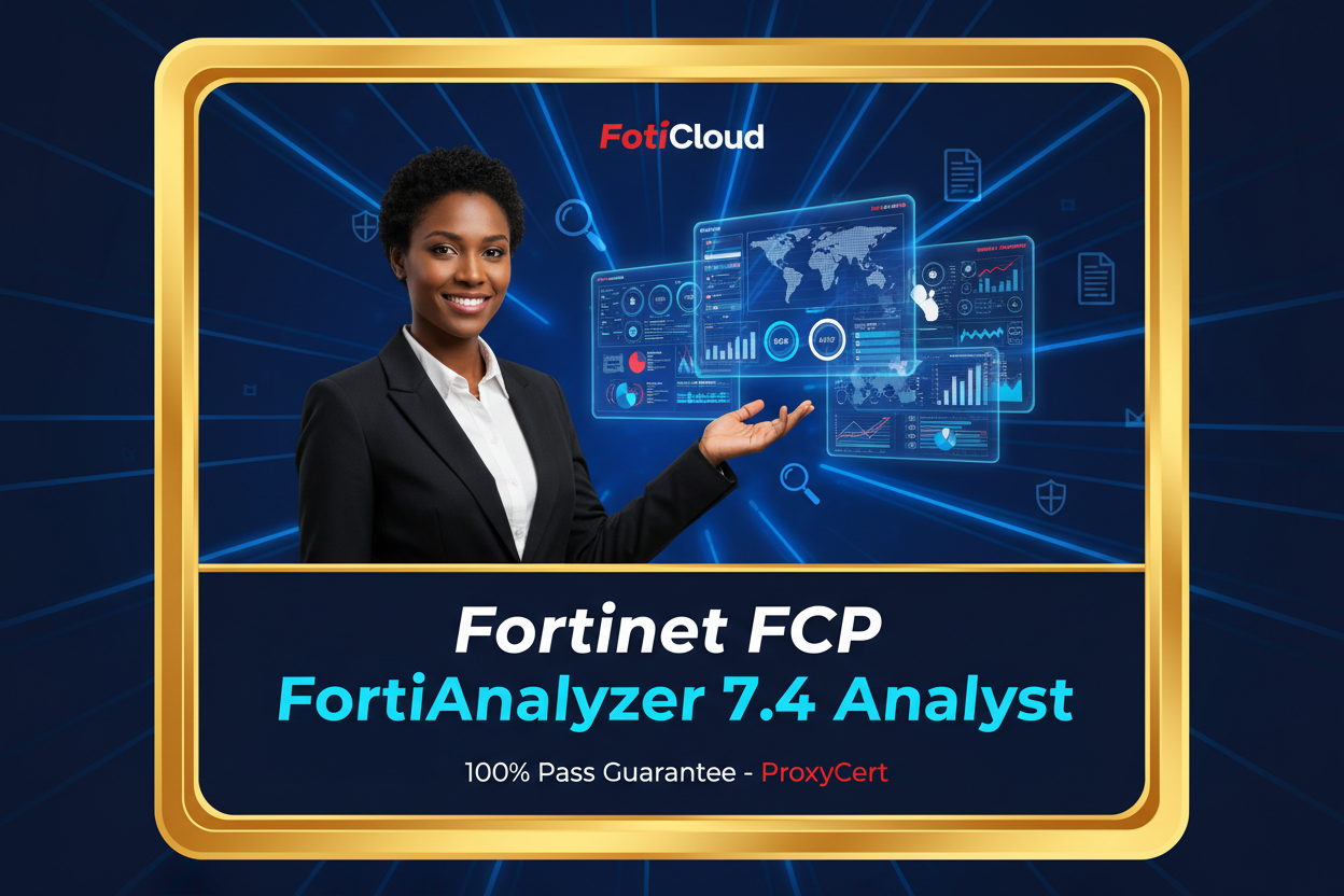 Fortinet FCP FortiAnalyzer 7.4 Analyst Certification - 100% Pass Guarantee
