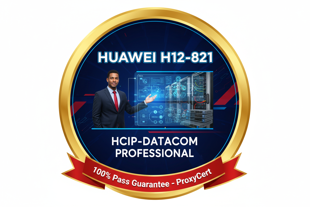 Huawei H12-821 HCIP-Datacom Core Technology Certification - 100% Pass Guarantee