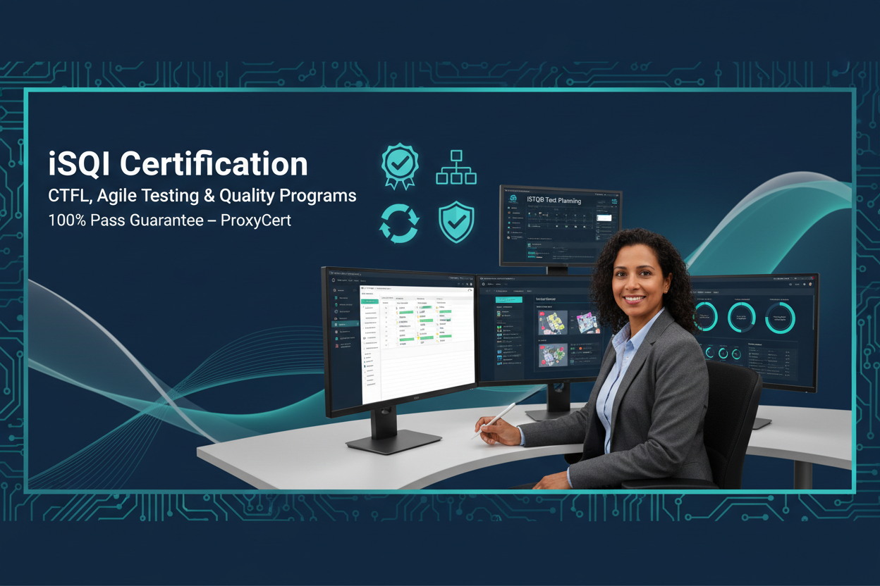 iSQI Certification Proxy Exam Service — ProxyCert 100% Pass Guarantee