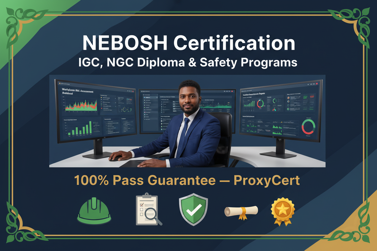 NEBOSH Certification Proxy Exam Service — ProxyCert 100% Pass Guarantee
