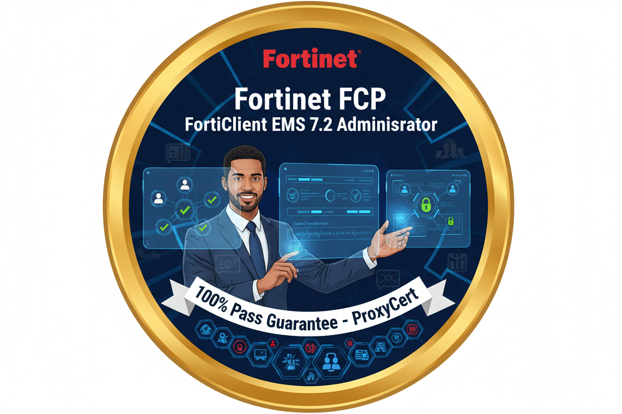 Fortinet FCP FortiClient EMS 7.2 Administrator Certification - 100% Pass Guarantee
