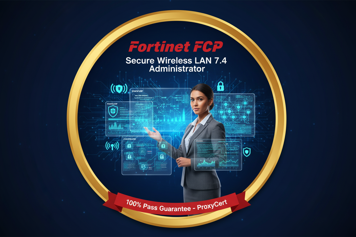 Fortinet FCP Secure Wireless LAN 7.4 Administrator Certification - 100% Pass Guarantee