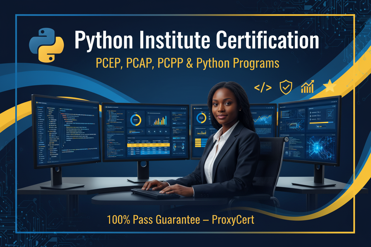 Python Institute Certification Proxy Exam Service — ProxyCert 100% Pass Guarantee