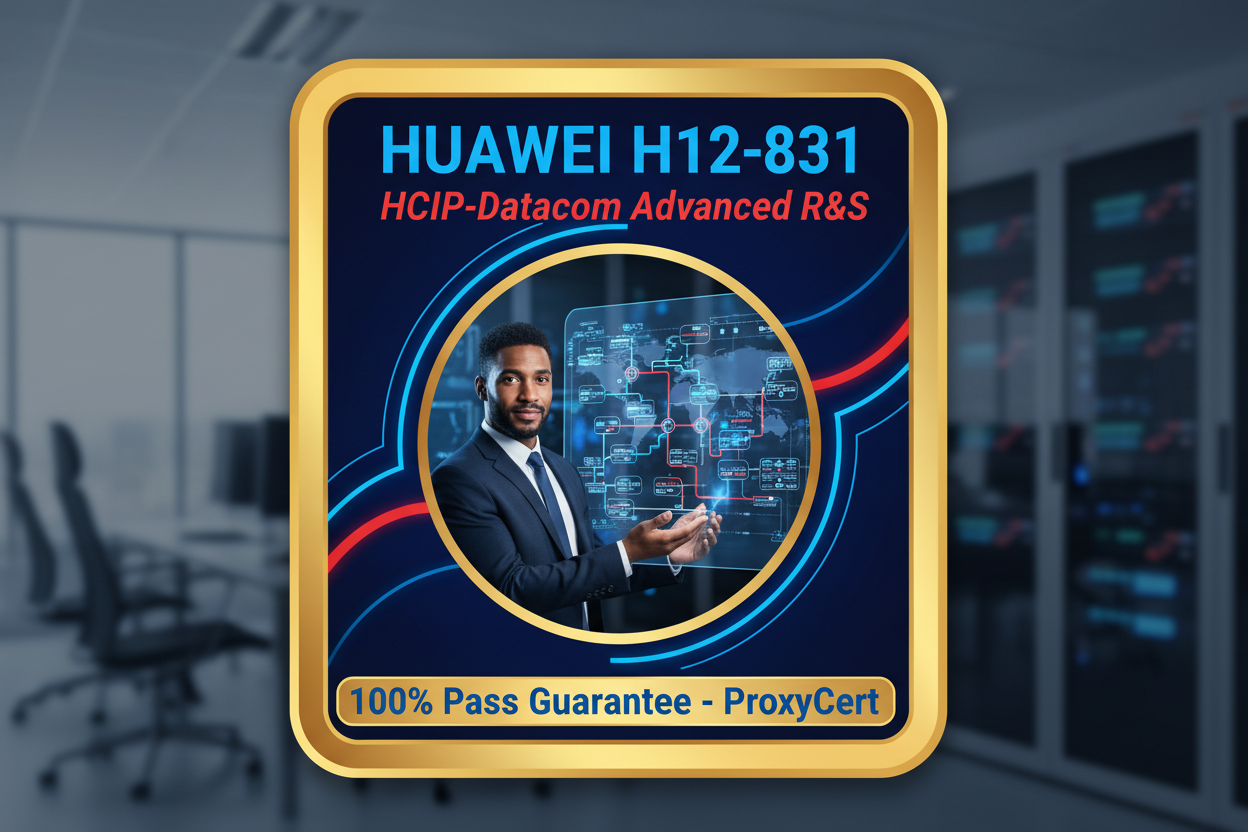 Huawei H12-831 HCIP-Datacom Advanced Routing & Switching Certification - 100% Pass Guarantee