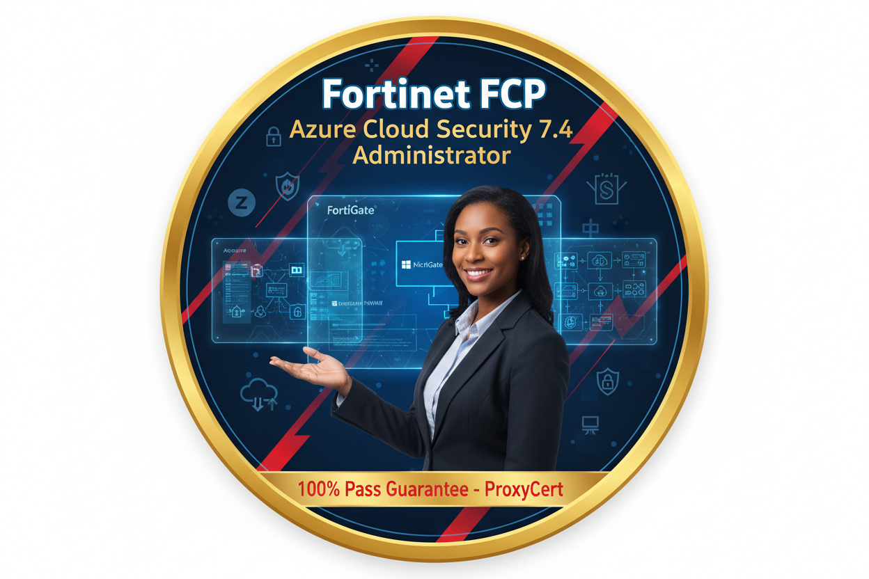 Fortinet FCP Azure Cloud Security 7.4 Administrator Certification - 100% Pass Guarantee