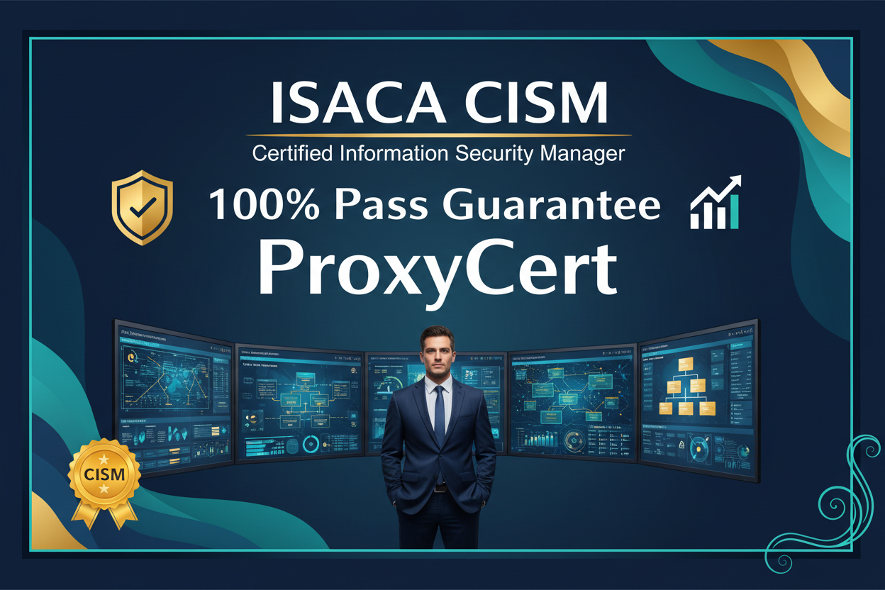 ISACA CISM Certified Information Security Manager Proxy Exam - Pay After Pass - ProxyCert