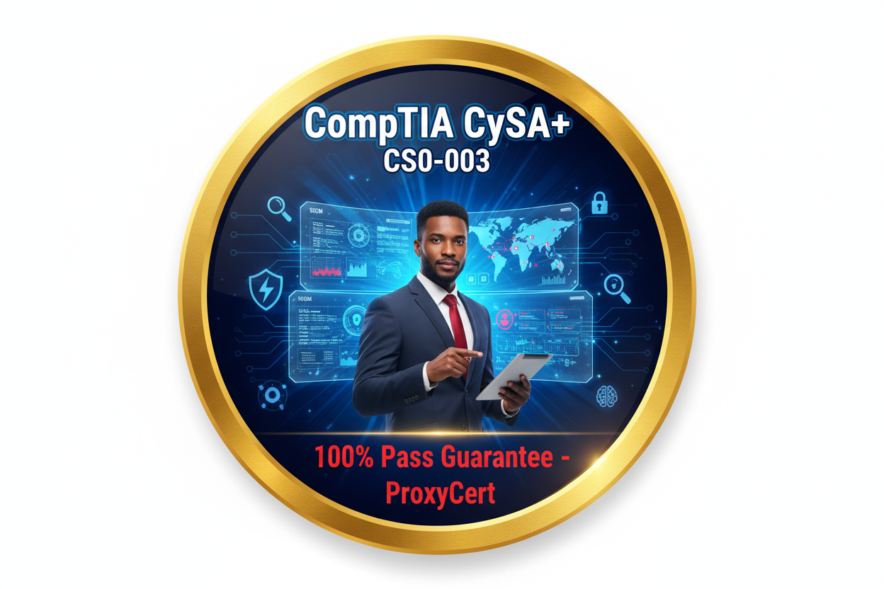 CompTIA CySA+ CS0-003 Certification - 100% Pass Guarantee
