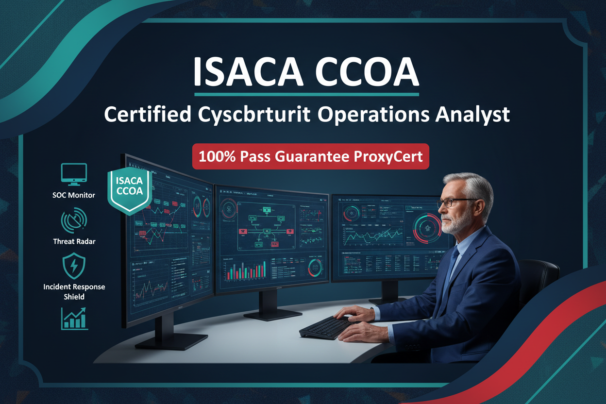 ISACA CCOA Certified Cybersecurity Operations Analyst Proxy Exam - Pay After Pass - ProxyCert