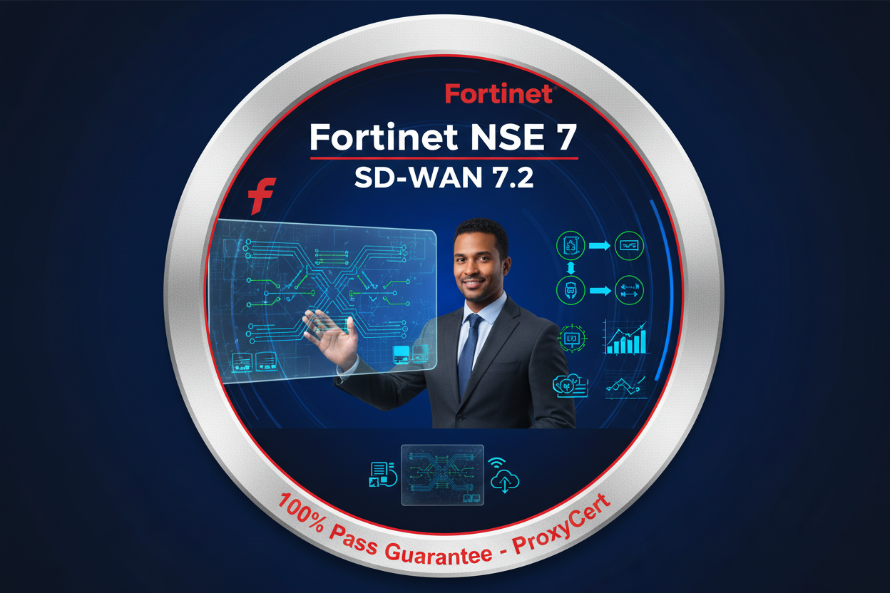 Fortinet NSE 7 SD-WAN 7.2 Certification - 100% Pass Guarantee