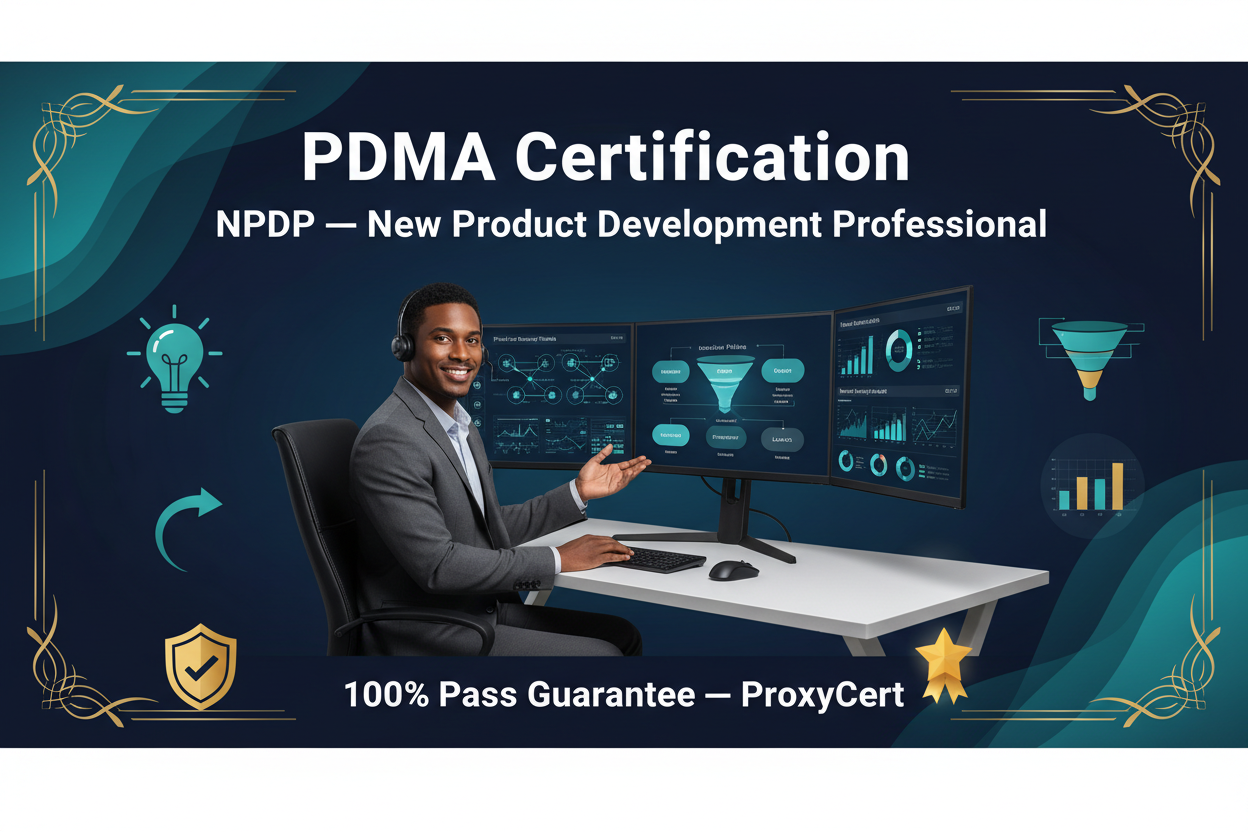 PDMA NPDP Certification Proxy Exam Service — ProxyCert 100% Pass Guarantee