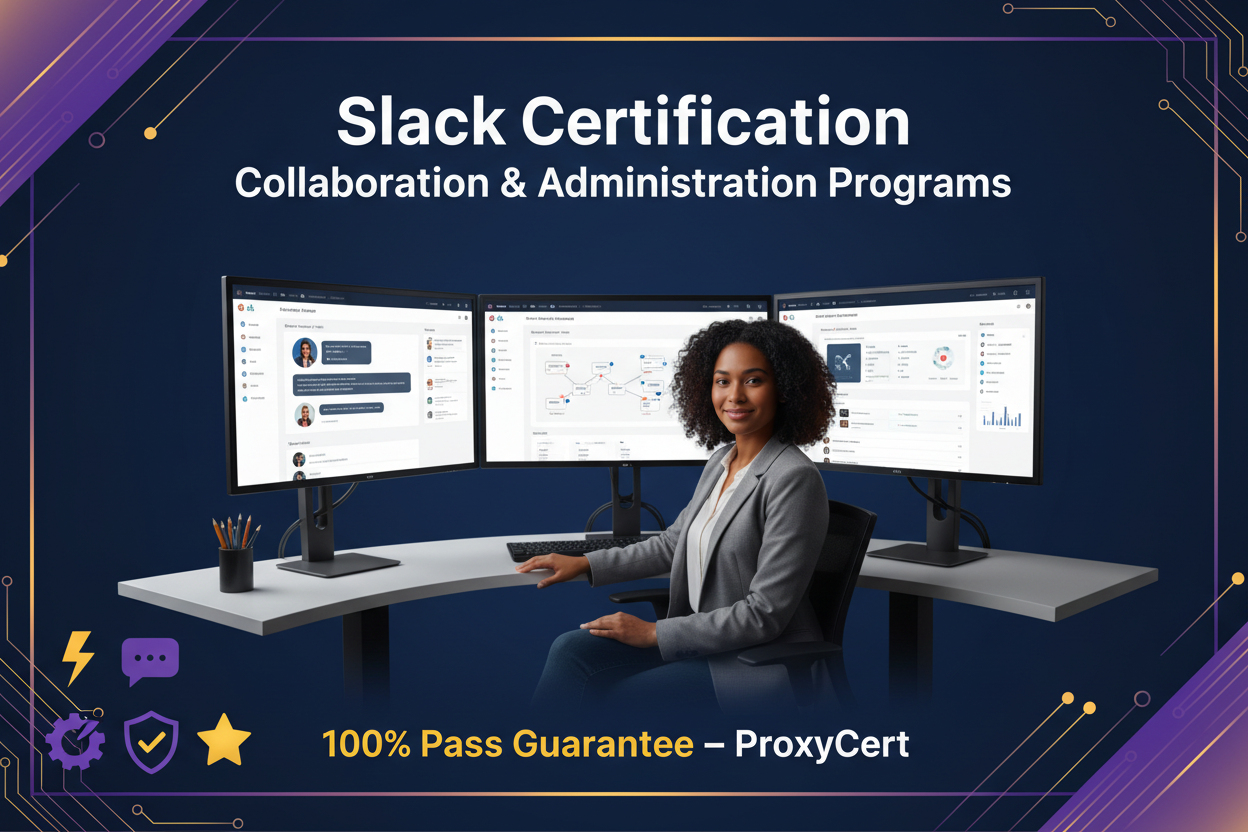 Slack Certification Proxy Exam Service — ProxyCert 100% Pass Guarantee