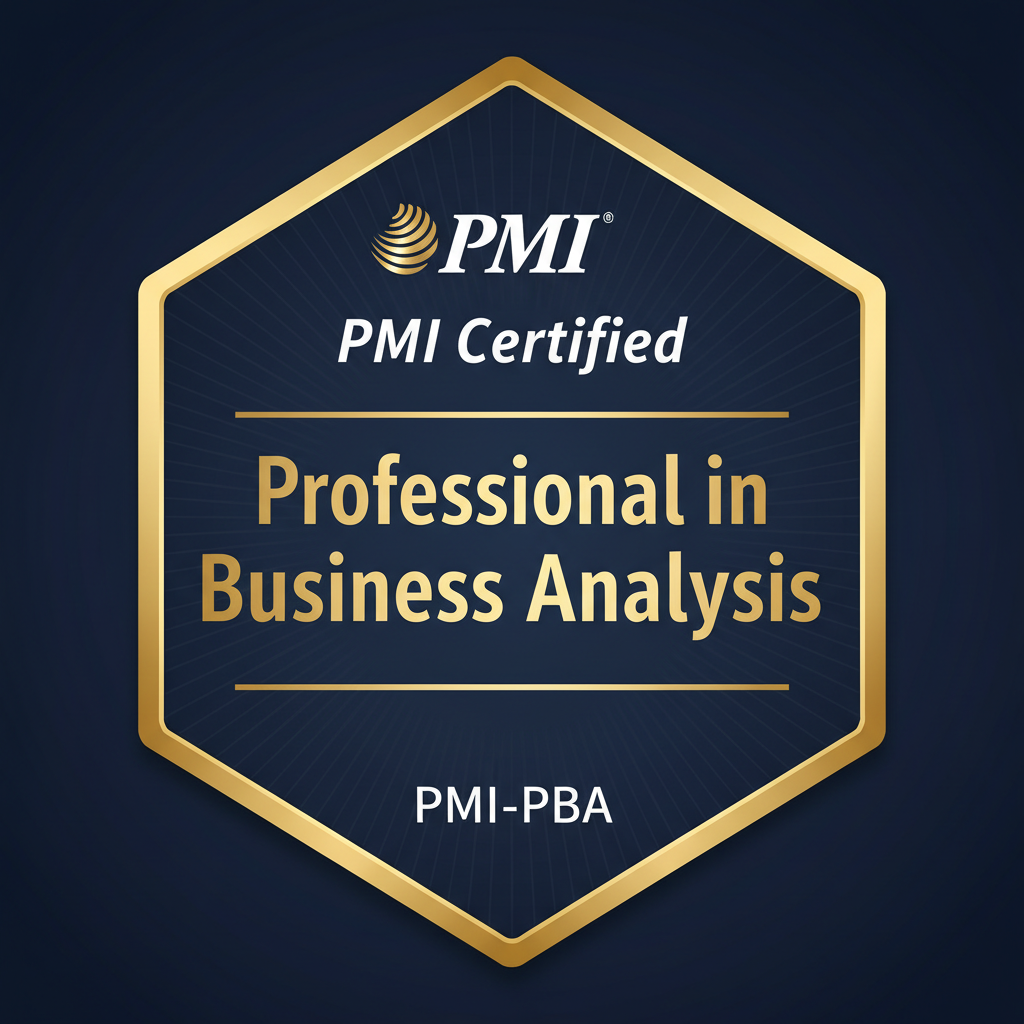 PMI-PBA Professional in Business Analysis Certification Badge - ProxyCert