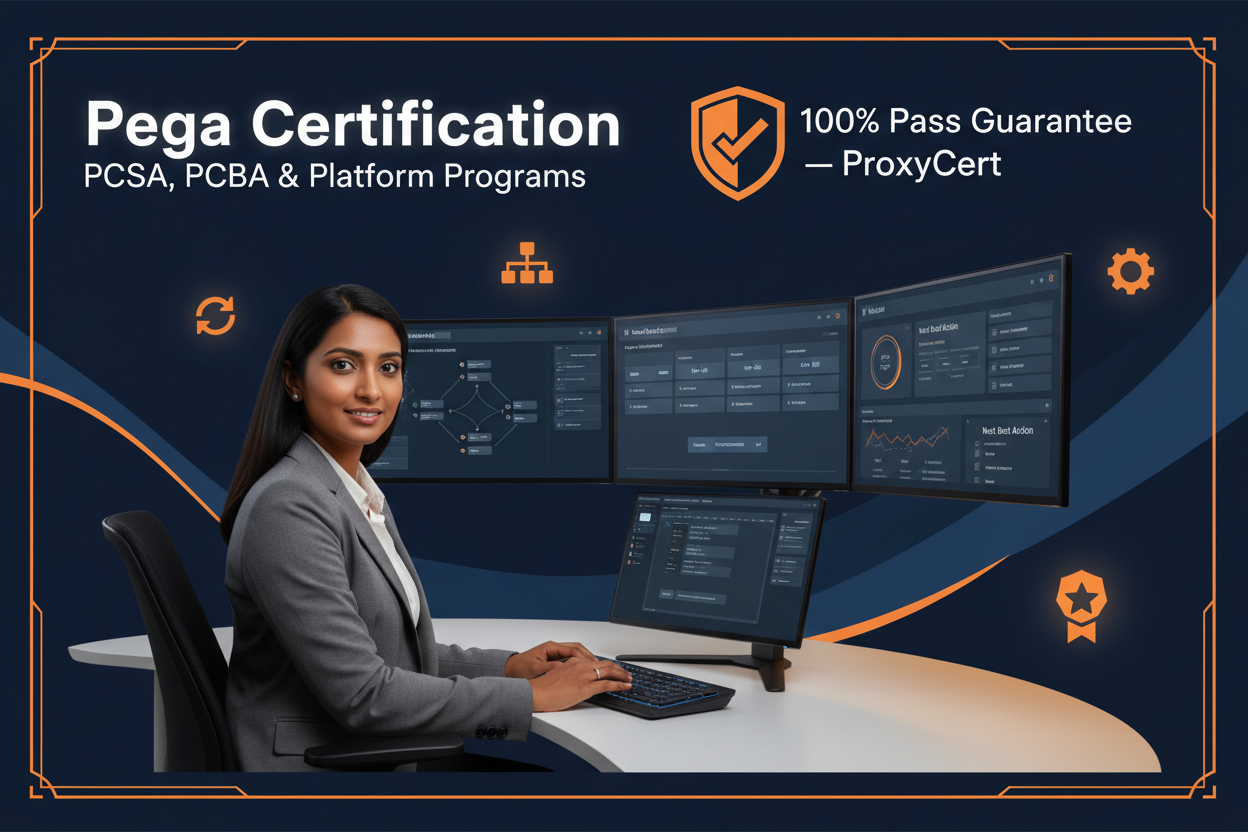 Pega Certification Proxy Exam Service — ProxyCert 100% Pass Guarantee